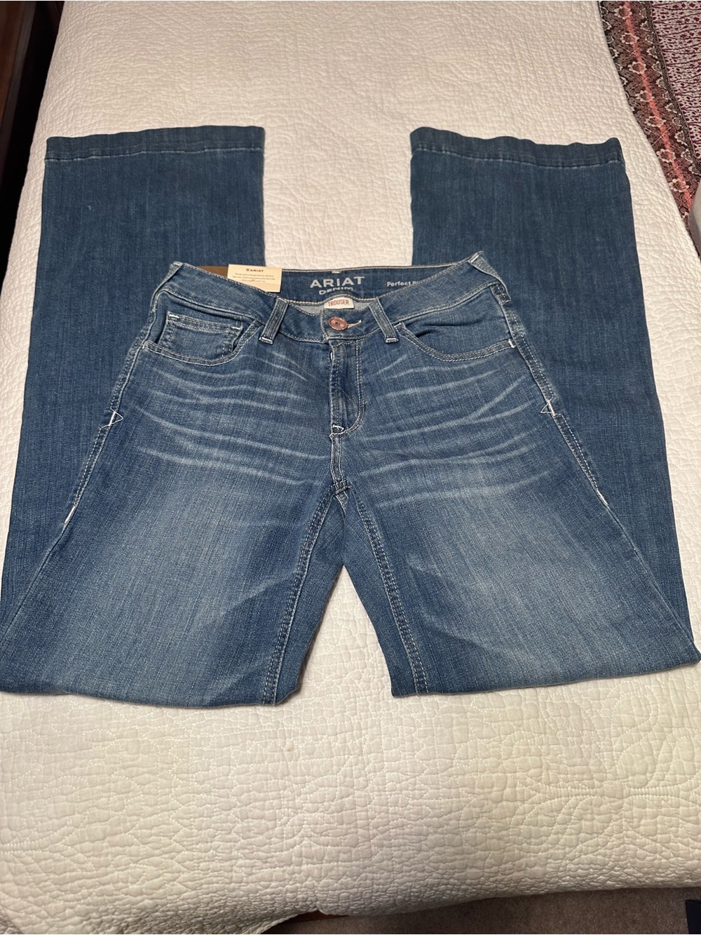 Ariat Blue Denim “Tennessee” Trouser Jeans size 27 - Picture 4 of 6